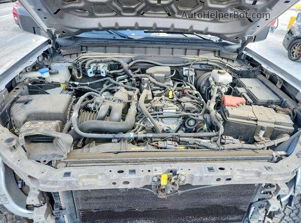 1FMDE5BH6PLB10378 2023 FORD BRONCO Silver Вид підкапотного простору