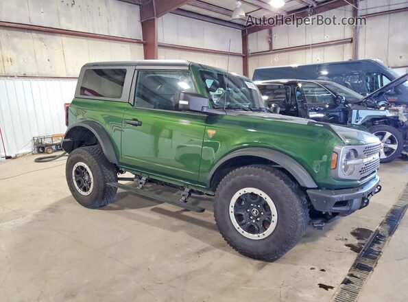 1FMDE5CP9PLB65638 2023 FORD BRONCO Green Przód prawy