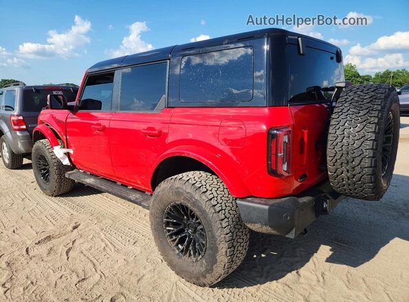 1FMDE8BH6RLA88872 2024 FORD BRONCO Red Հետևի ձախ