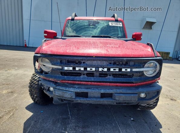 1FMEE5BP1MLA71156 2021 FORD BRONCO Red Widok z przodu