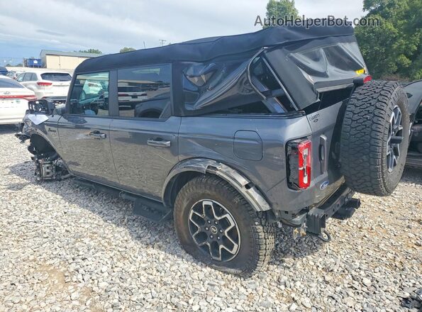 1FMEE5BP1PLB34423 2023 FORD BRONCO Серый Задняя левая четверть