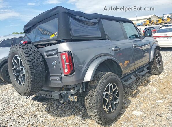 1FMEE5BP1PLB34423 2023 FORD BRONCO Серый Задняя правая четверть