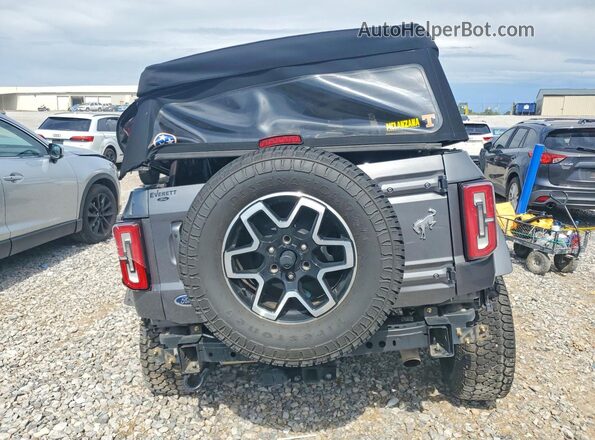 1FMEE5BP1PLB34423 2023 FORD BRONCO Серый Вид сзади