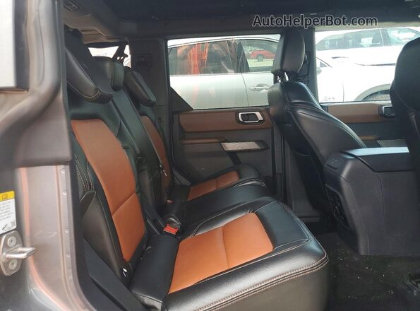 1FMEE5BP1PLB34423 2023 FORD BRONCO Серый Вид задней части салона