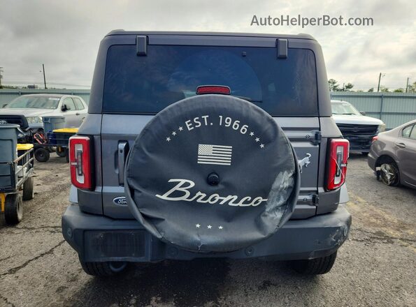 1FMEE5BP2NLB28868 2022 FORD BRONCO Gray Вид ззаду