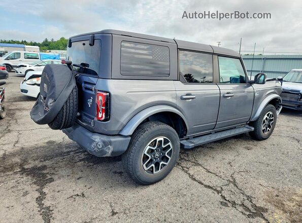 1FMEE5BP2NLB28868 2022 FORD BRONCO Gray Задня права чверть