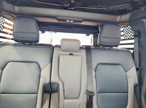 1FMEE5BP2NLB28868 2022 FORD BRONCO Gray Вид задніх сидінь