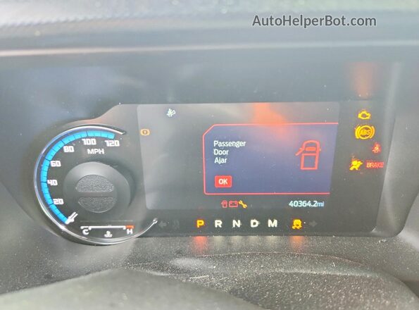 1FMEE5BP2NLB28868 2022 FORD BRONCO Gray Вид щитка приладів