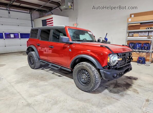 1FMEE5BP8PLB63725 2023 FORD BRONCO Burgundy Przód prawy