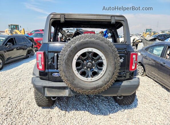 1FMEE5DH0NLB06647 2022 FORD BRONCO Black Widok z tyłu