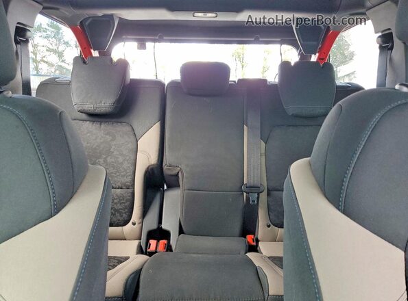 1FMEE5DP0NLB78973 2022 FORD BRONCO Red უკანა სავარძლების ხედი