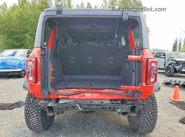1FMEE5DP0NLB78973 2022 FORD BRONCO Red უკანა ხედი
