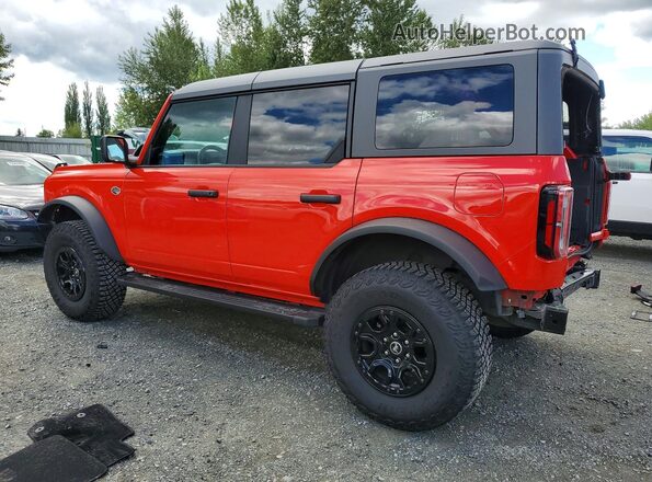1FMEE5DP0NLB78973 2022 FORD BRONCO Red უკანა მარცხენა