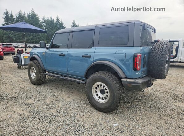1FMEE5DP1NLB09189 2022 FORD BRONCO Blue უკანა მარცხენა