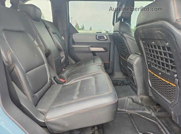 1FMEE5DP1NLB09189 2022 FORD BRONCO Blue უკანა სალონის ხედი