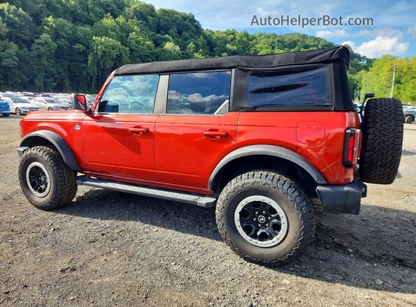 1FMEE5DP7PLB20684 2023 FORD BRONCO Red Rear left