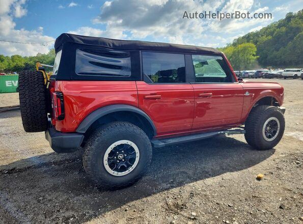 1FMEE5DP7PLB20684 2023 FORD BRONCO Red Rear right