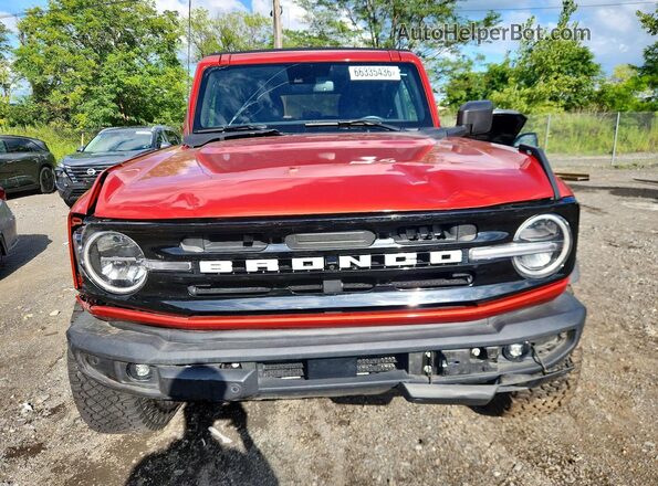1FMEE5DP7PLB20684 2023 FORD BRONCO Red Front view