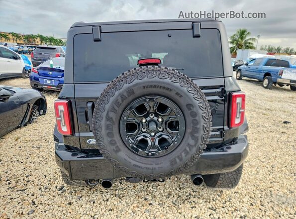1FMEE5DP7PLB43334 2023 FORD BRONCO Black Rear view