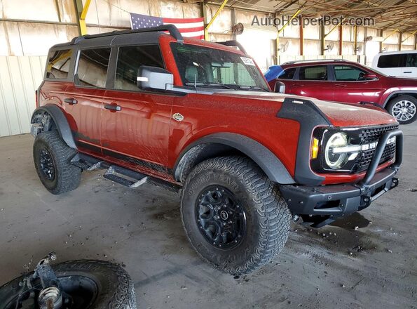 1FMEE5DP9PLA86120 2023 FORD BRONCO Оранжевый Передняя правая четверть