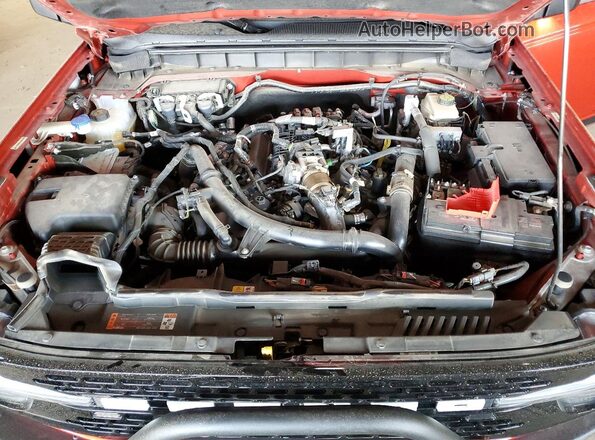 1FMEE5DP9PLA86120 2023 FORD BRONCO Оранжевый Вид задней части салона