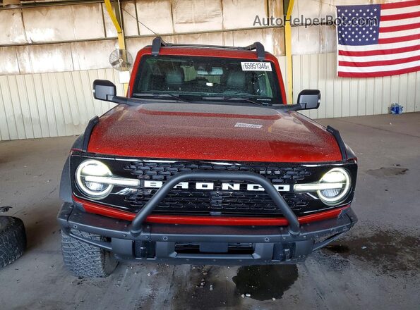 1FMEE5DP9PLA86120 2023 FORD BRONCO Оранжевый Вид спереди