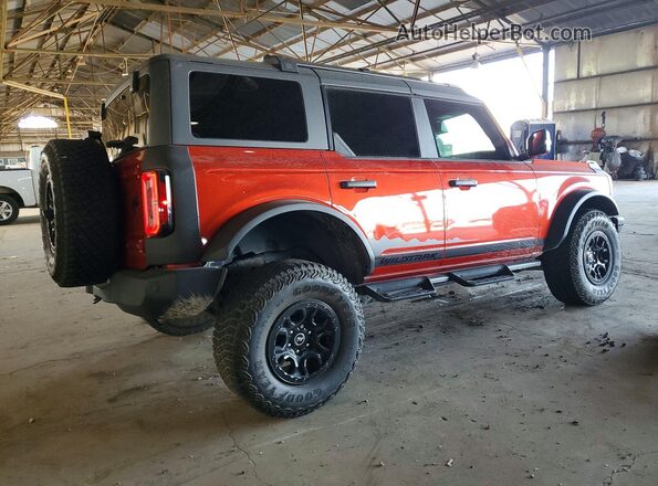 1FMEE5DP9PLA86120 2023 FORD BRONCO Оранжевый Задняя правая четверть
