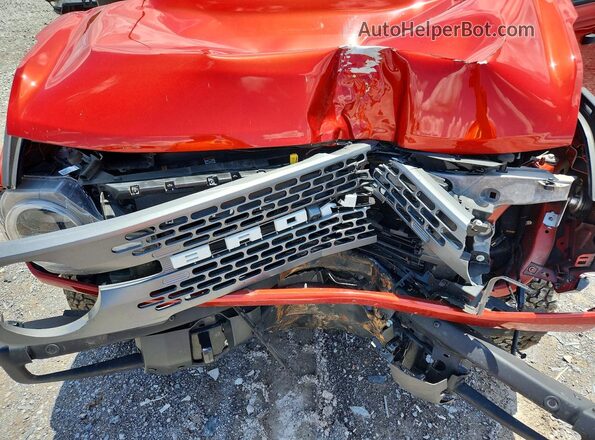 1FMEE9BP1RLB50048 2024 FORD BRONCO Red Вид підкапотного простору