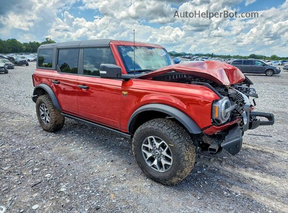 1FMEE9BP1RLB50048 2024 FORD BRONCO Red Передня права чверть
