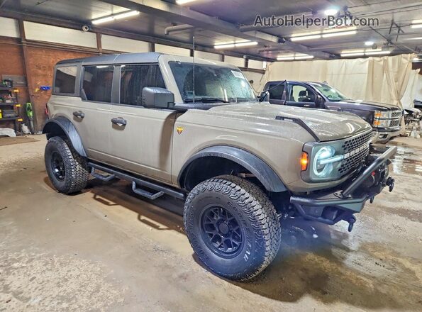 1FMEE9BP7TLA59129 2026 FORD BRONCO Желто-коричневый Передняя правая четверть