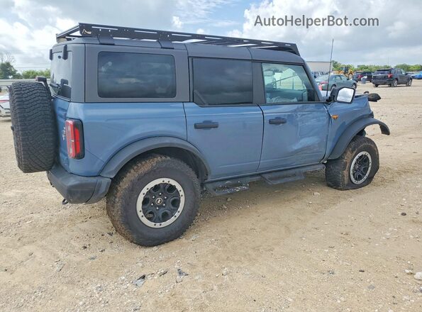 1FMEE9BP9RLA72585 2024 FORD BRONCO Синий Задняя правая четверть