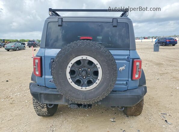 1FMEE9BP9RLA72585 2024 FORD BRONCO Синий Вид сзади