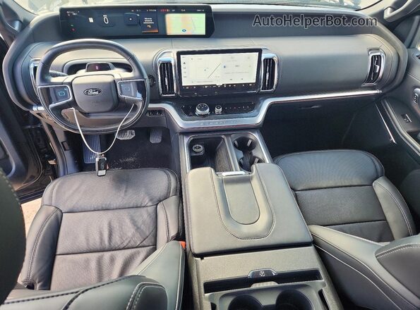 1FMJK1M88SEA72702 2025 FORD EXPEDITION Black Widok deski rozdzielczej