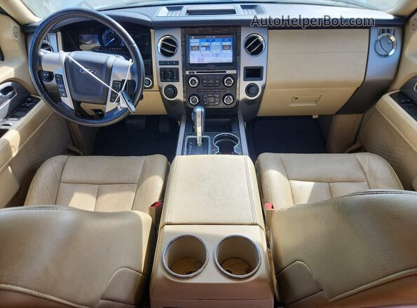 1FMJK2AT1HEA68434 2017 FORD EXPEDITION Белый Вид панели приборов