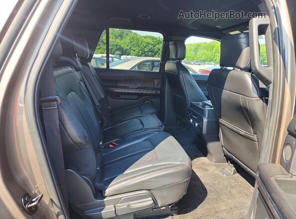 1FMJK2AT6JEA41350 2018 FORD EXPEDITION Gray Vista interior trasera