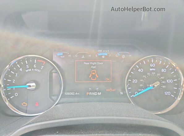 1FMJU1HT2KEA48016 2019 FORD EXPEDITION Синий Вид щитка приборов