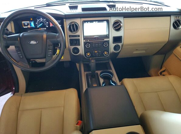 1FMJU1HT3GEF26144 2016 FORD EXPEDITION Red Առջևի վահանակի տեսք
