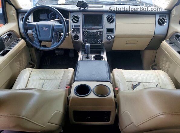 1FMJU1HT3HEA60412 2017 FORD EXPEDITION Blue Вид панелі приладів
