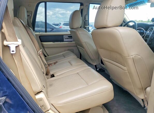 1FMJU1HT3HEA60412 2017 FORD EXPEDITION Blue Вид задньої частини салону