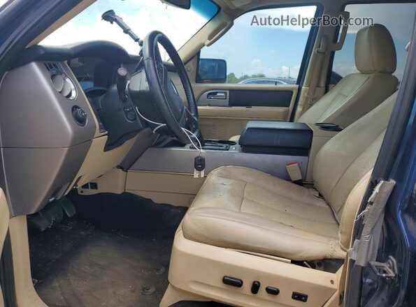 1FMJU1HT3HEA60412 2017 FORD EXPEDITION Blue Вид салону спереду