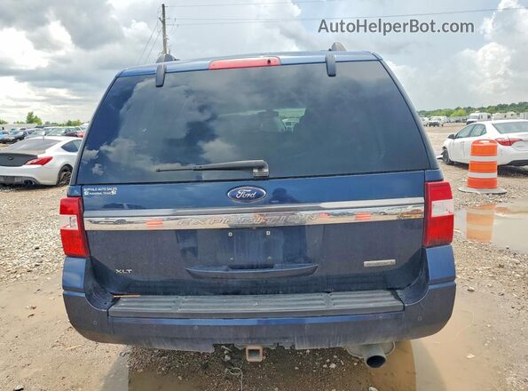 1FMJU1HT3HEA60412 2017 FORD EXPEDITION Blue Вид ззаду