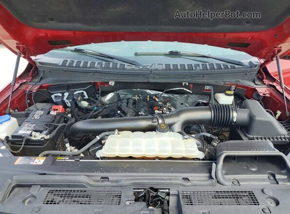 1FMJU1HT3NEA65928 2022 FORD EXPEDITION Red Vista del compartimento del motor