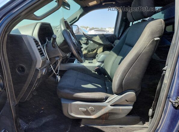 1FMJU1HT5KEA73041 2019 FORD EXPEDITION Blue Вид салону спереду