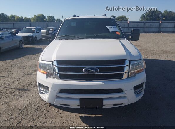 1FMJU1HTXHEA82617 2017 FORD EXPEDITION White ხელსაწყოთა პანელის ხედი