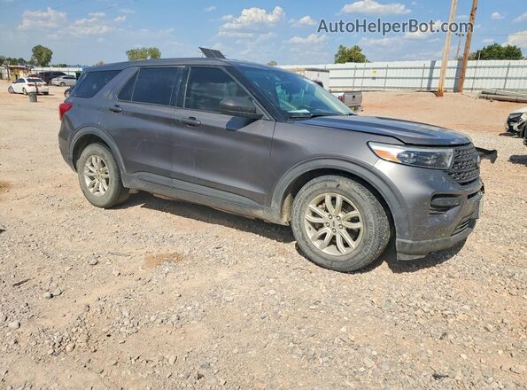 1FMSK7BH6MGA30286 2021 FORD EXPLORER Gray Front right