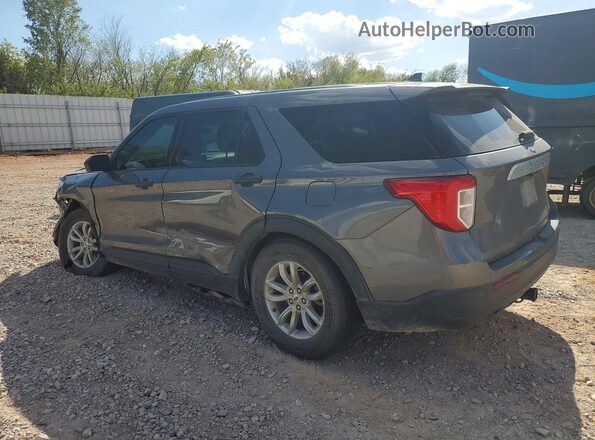 1FMSK7BH6MGA30286 2021 FORD EXPLORER Gray Rear left