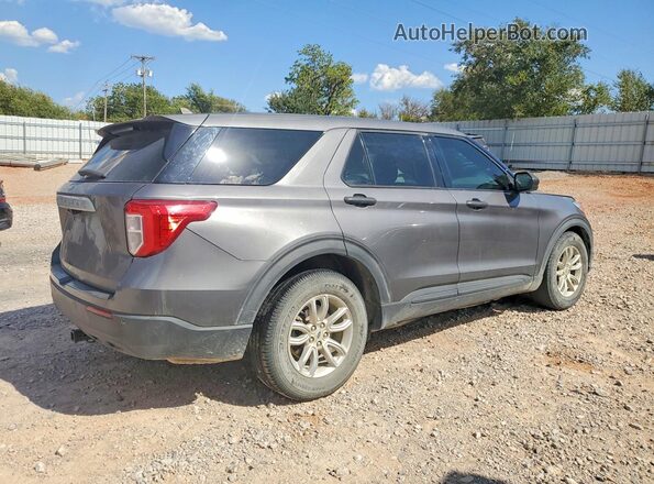 1FMSK7BH6MGA30286 2021 FORD EXPLORER Gray Rear right