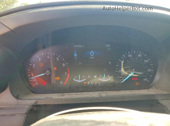1FMSK7BH6MGA30286 2021 FORD EXPLORER Gray Instrument cluster view
