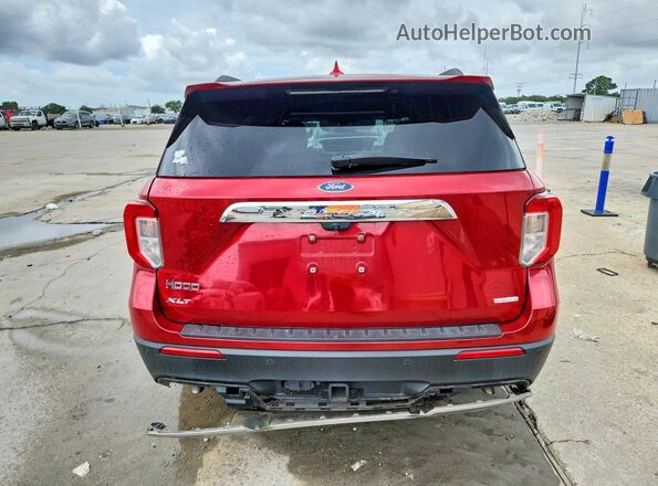 1FMSK7DH0LGA76692 2020 FORD EXPLORER Red Հետևի տեսք