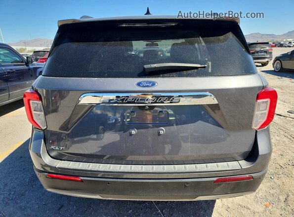 1FMSK7DH1MGA30967 2021 FORD EXPLORER Gray Вид ззаду